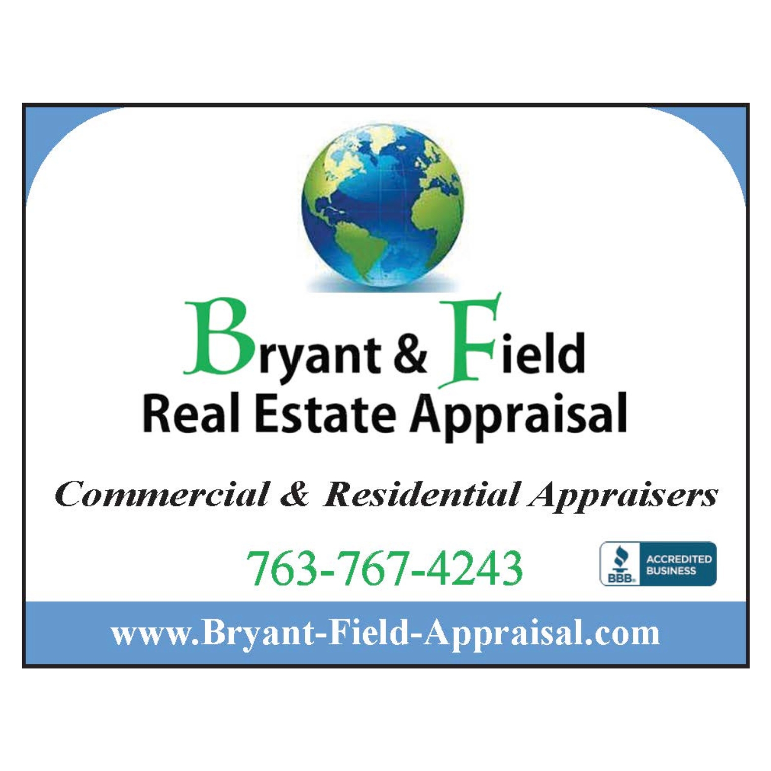 Bryant & Field Real Estate Appraisal Logo